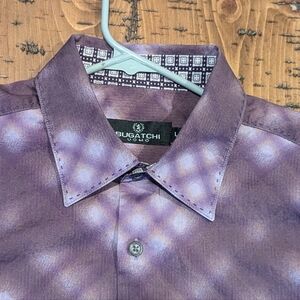 Bugatchi L purple shirt